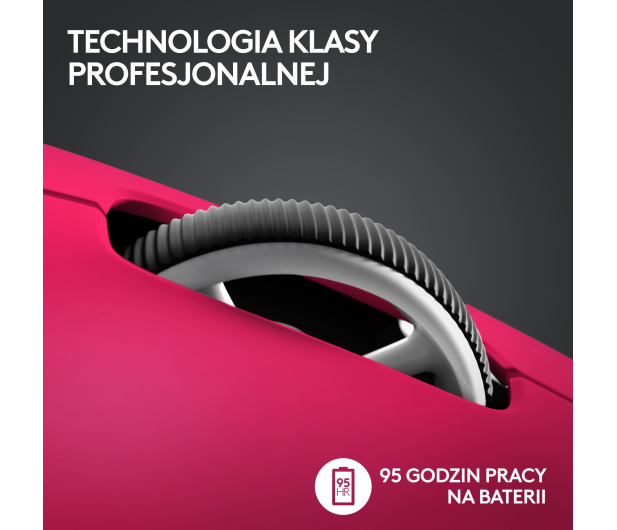LOGITECH G PRO X Superlight 2 magenta 910-006797 - 1172771 - zdjęcie 14